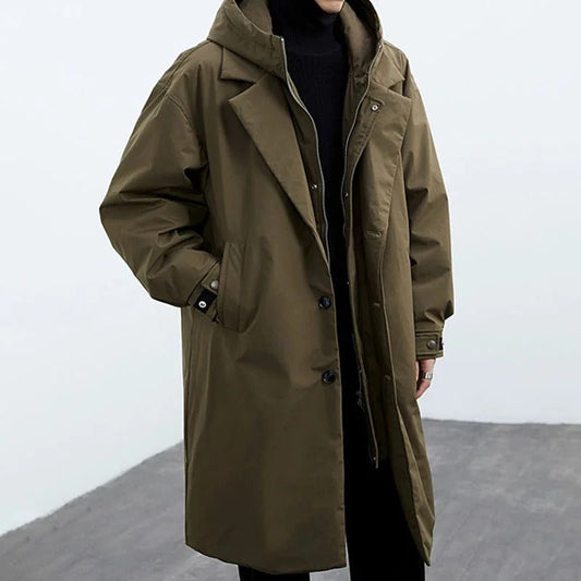 Lionel | Wasserdichter Trenchcoat für Herren – Stilvolles und warmes Puffer-Design 0