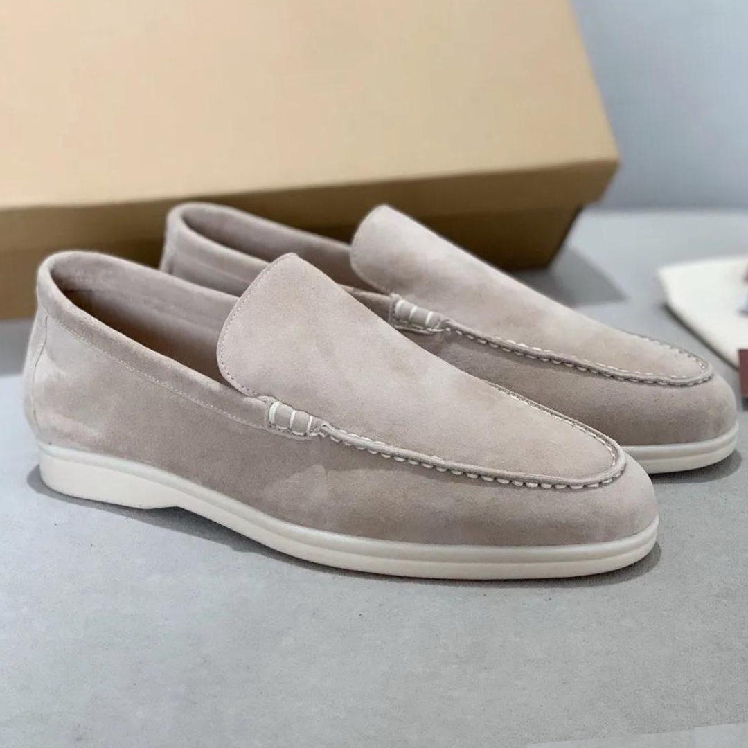 Herren Slipper Braun Größe 42 Wildleder - Bequeme Loafer für Eleganz und Stil-2
