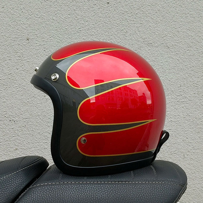 ClassicCruise | Low-profile motorcycle helmet in retro style – ECE & DOT compliant