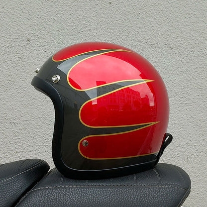ClassicCruise | Low-profile motorcycle helmet in retro style – ECE & DOT compliant