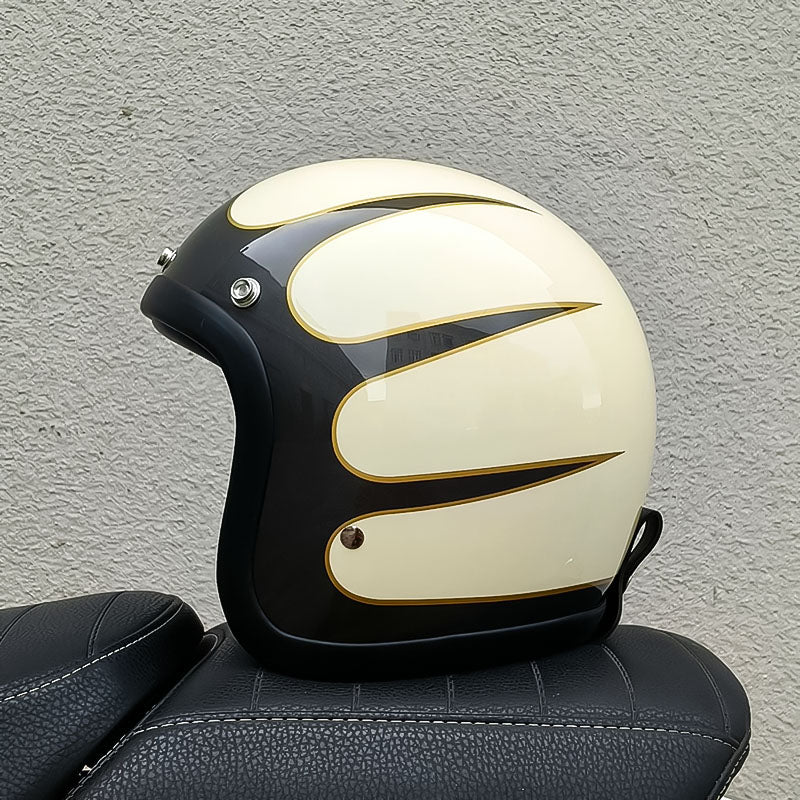 ClassicCruise | Low-profile motorcycle helmet in retro style – ECE & DOT compliant