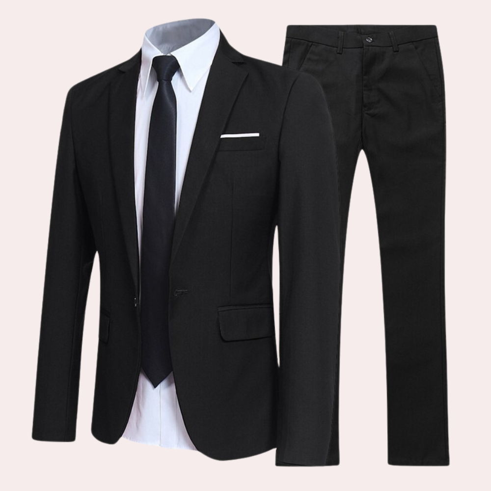 Variant image for Lucas Men's Slim Fit Summer Suit - Stylish Wedding Suit for Men, Blazer & Pants Set-1
