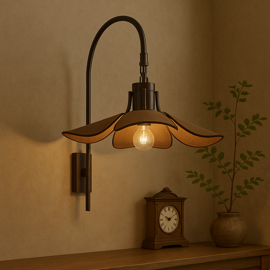 Lucenra | Moderne Wabi Sabi Wandlampe im japanischen Stil 1
