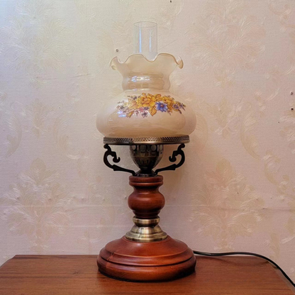LumaSophie – Klassische rotbraune Urnen-Tischlampe 3