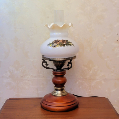 LumaSophie – Klassische rotbraune Urnen-Tischlampe 5