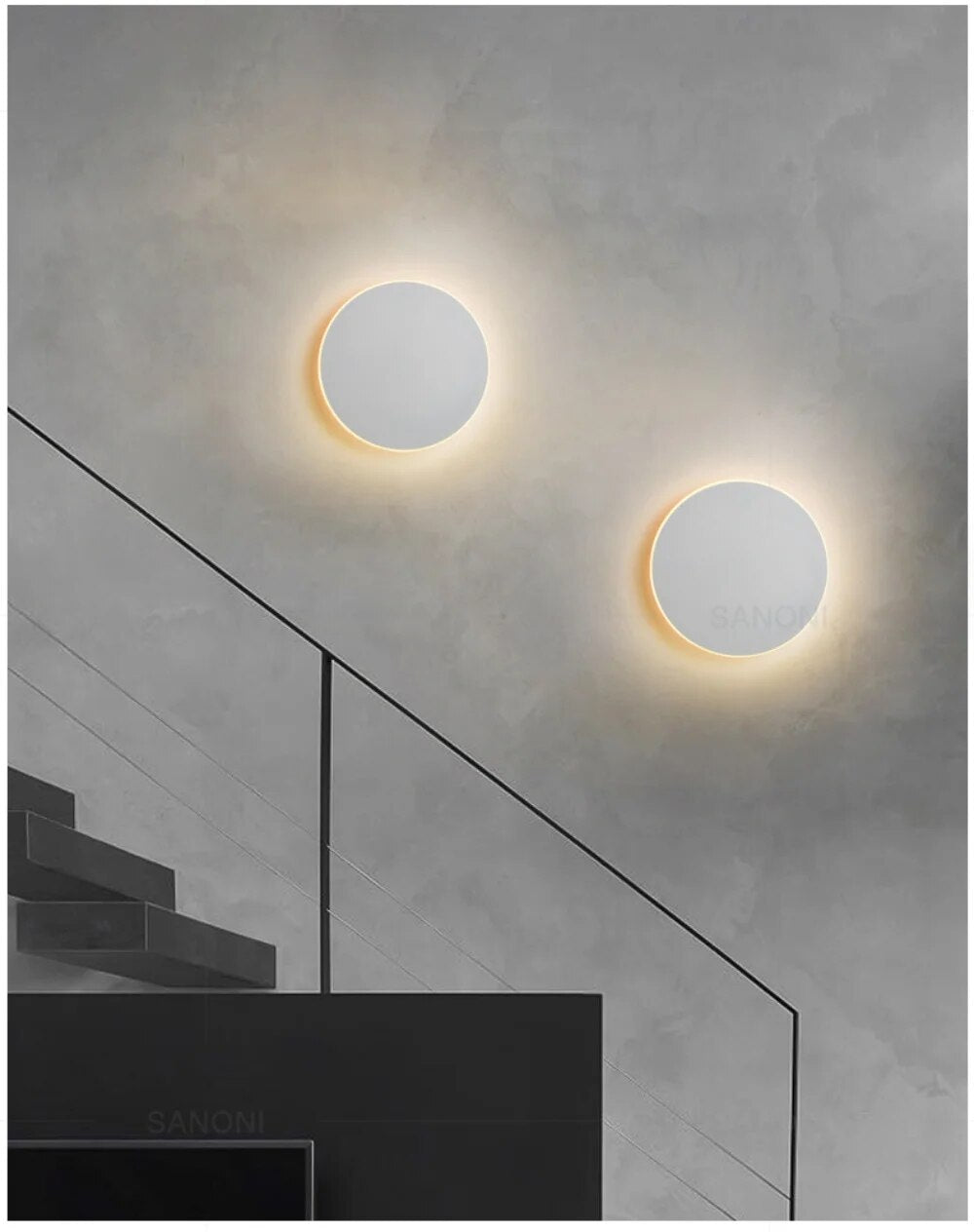 LumaSphere – Runde LED-Wandleuchte 5