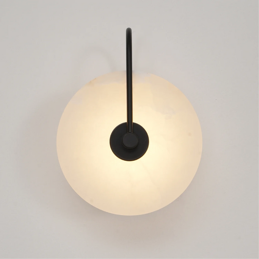 Lumenda | Moderne Alab-Marmor-LED-Wandleuchte für minimalistische Eleganz 0