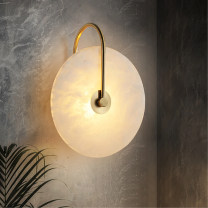 Lumenda | Moderne Alab-Marmor-LED-Wandleuchte für minimalistische Eleganz 1