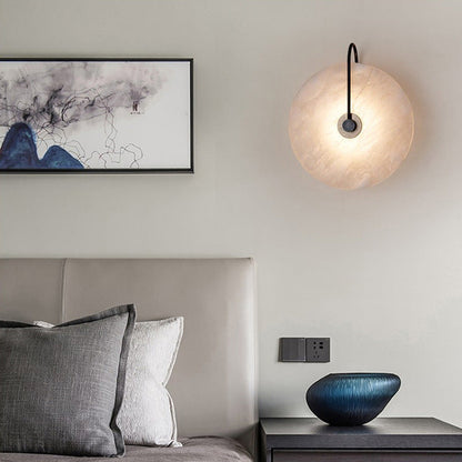 Lumenda | Moderne Alab-Marmor-LED-Wandleuchte für minimalistische Eleganz 7