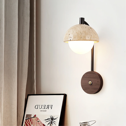 Lumeviax | Skulpturale Arco Stone Wandleuchte für Vintage-Eleganz 0