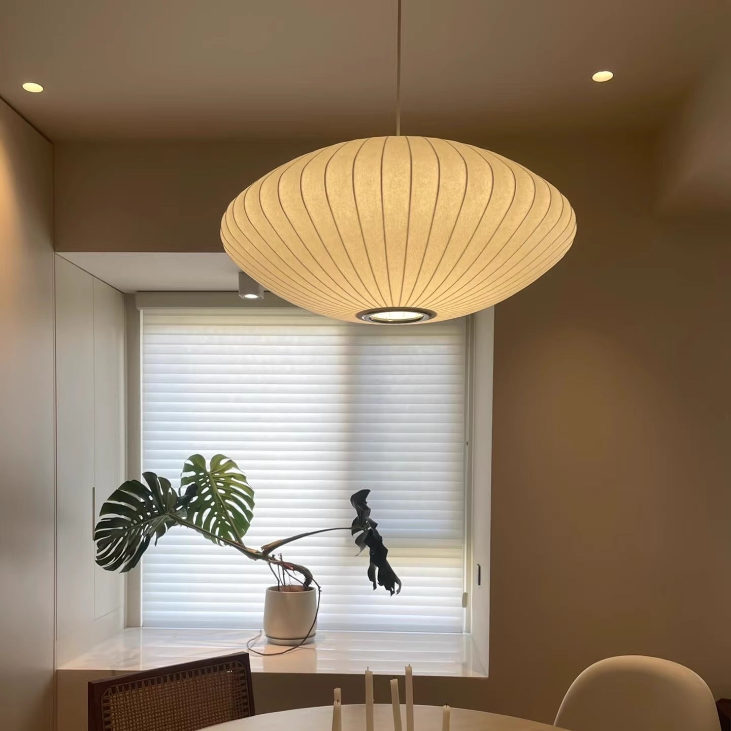 Luminth | Moderne Seiden-Pendelleuchte im italienischen Stil 2