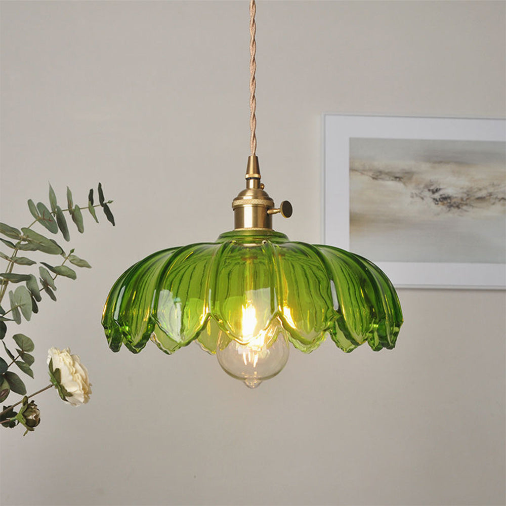 Lumoro | Elegante Hängelampe mit Glasblumen 1