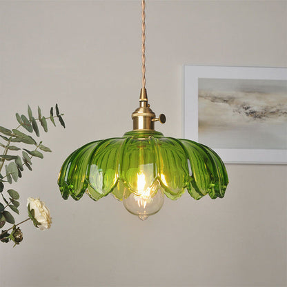 Lumoro | Elegante Hängelampe mit Glasblumen 1
