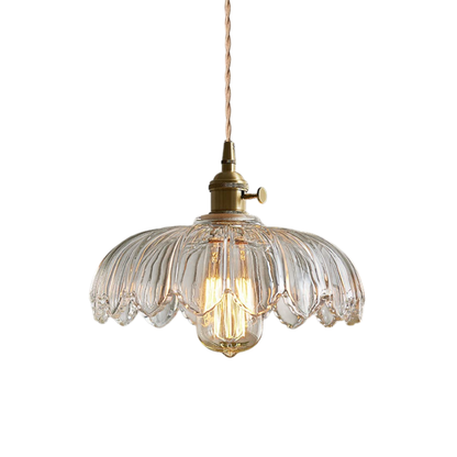 Lumoro | Elegante Hängelampe mit Glasblumen 6