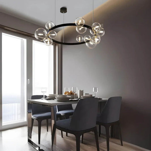 Lunoa | Raffinierter Ring-Kronleuchter für moderne Eleganz 0