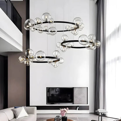 Lunoa | Raffinierter Ring-Kronleuchter für moderne Eleganz 3