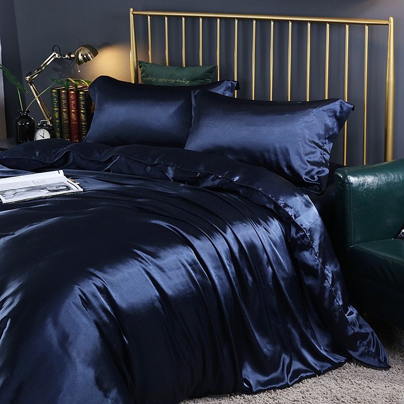 LuxeGlow – Satin-Bettwäscheset mit Baumwollgefühl 10