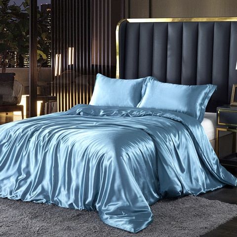 LuxeGlow – Satin-Bettwäscheset mit Baumwollgefühl 8