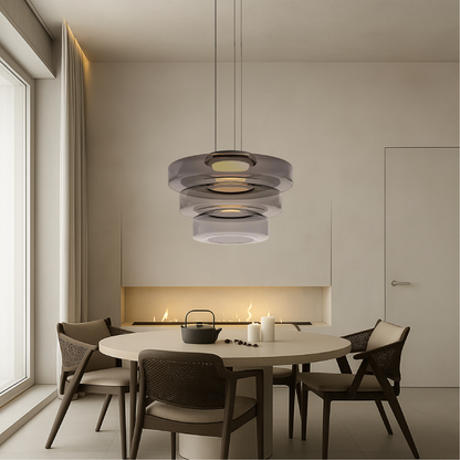 Luxelle | Dänisch inspirierte Bauhaus-Hängelampe aus Glas 3