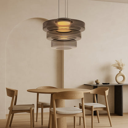 Luxelle | Dänisch inspirierte Bauhaus-Hängelampe aus Glas 4