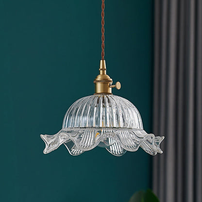Luxen | Transparente Hängelampe im Vintage-Stil 0