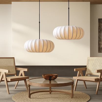Luxona | Moderne Eleganz Seiden-Hängelampe 3