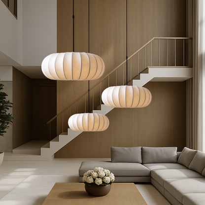 Luxona | Moderne Eleganz Seiden-Hängelampe 4