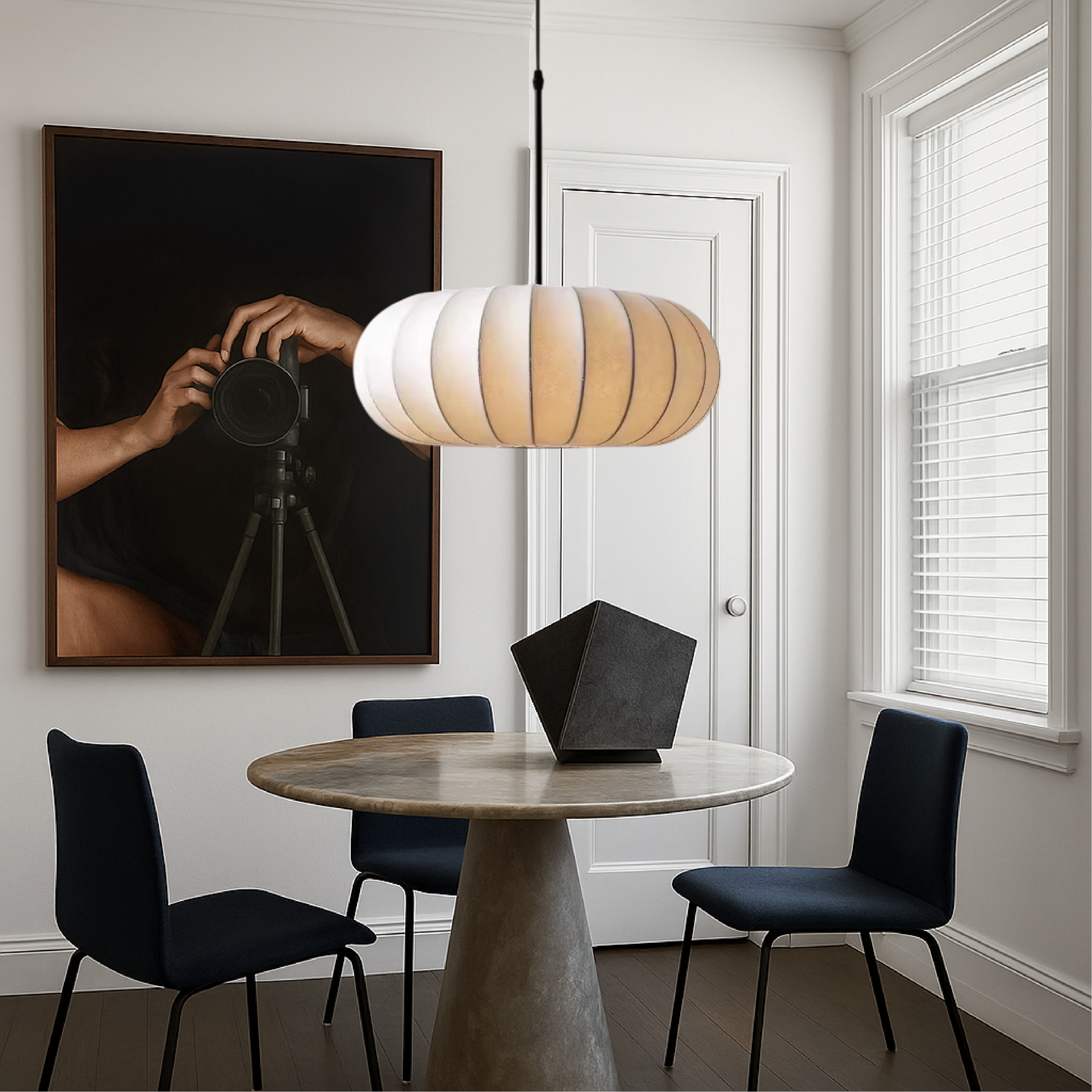 Luxona | Moderne Eleganz Seiden-Hängelampe 6