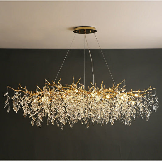 Luxvia | Glaskronleuchter im französischen Stil mit modernem Touch 0