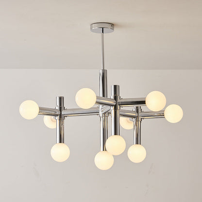 Lysiq | Künstlerischer Bauhaus-Kronleuchter aus Metall für ästhetische Innenräume 0