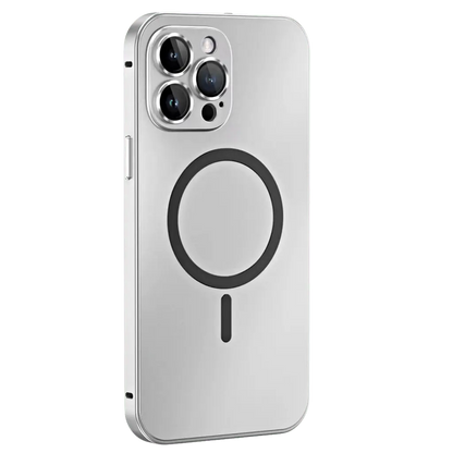 Magnetische Metallhülle für iPhone 14 Pro und iPhone 13 – Dünn, Elegant, Stoßfest, Kompatibel mit MagSafe 0