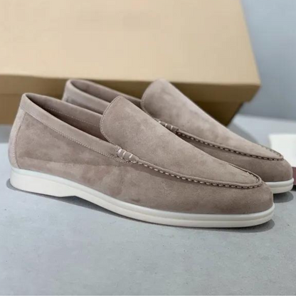 Variant image for Herren Slipper Beige Größe 42 Wildleder Atmungsaktiv Schlupfschuhe für Sommer-5