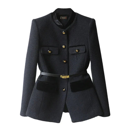 Marina | Zeitloser Damen Wollmantel – Mittellange Eleganz & Wärme 0