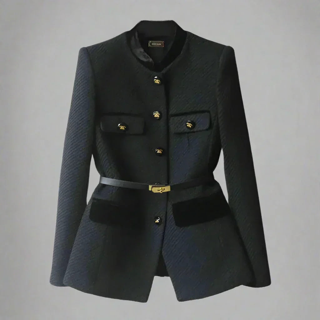 Marina | Zeitloser Damen Wollmantel – Mittellange Eleganz & Wärme 1