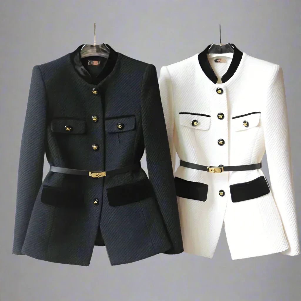 Marina | Zeitloser Damen Wollmantel – Mittellange Eleganz & Wärme 2