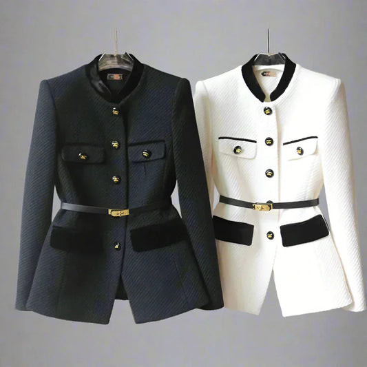 Marina | Zeitloser Damen Wollmantel – Mittellange Eleganz & Wärme 2