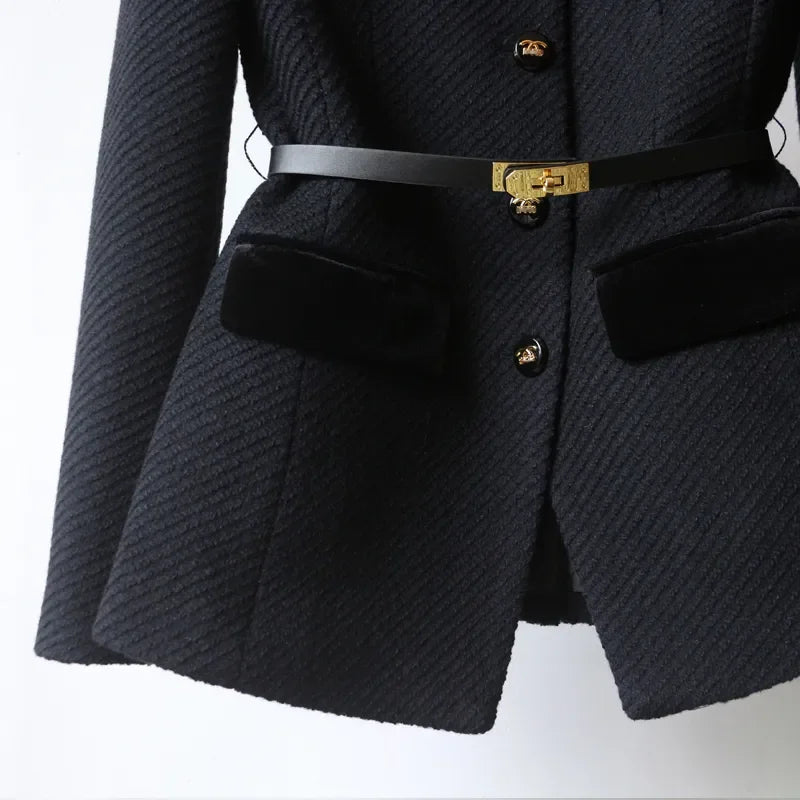 Marina | Zeitloser Damen Wollmantel – Mittellange Eleganz & Wärme 4