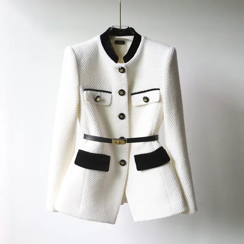 Marina | Zeitloser Damen Wollmantel – Mittellange Eleganz & Wärme 5