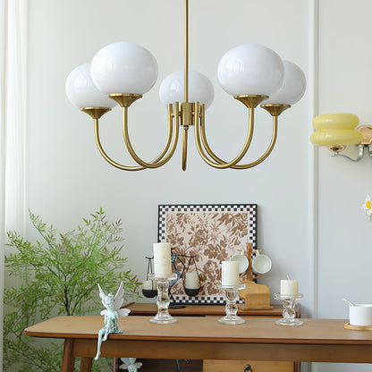 LuftBlüte Chic – Stylish Marshmallow Ceiling Light