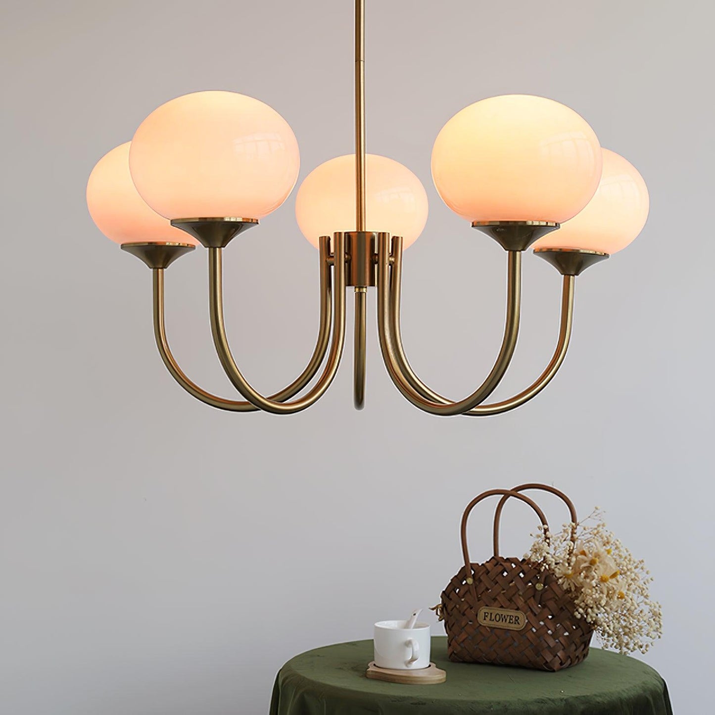 LuftBlüte Chic – Stylish Marshmallow Ceiling Light