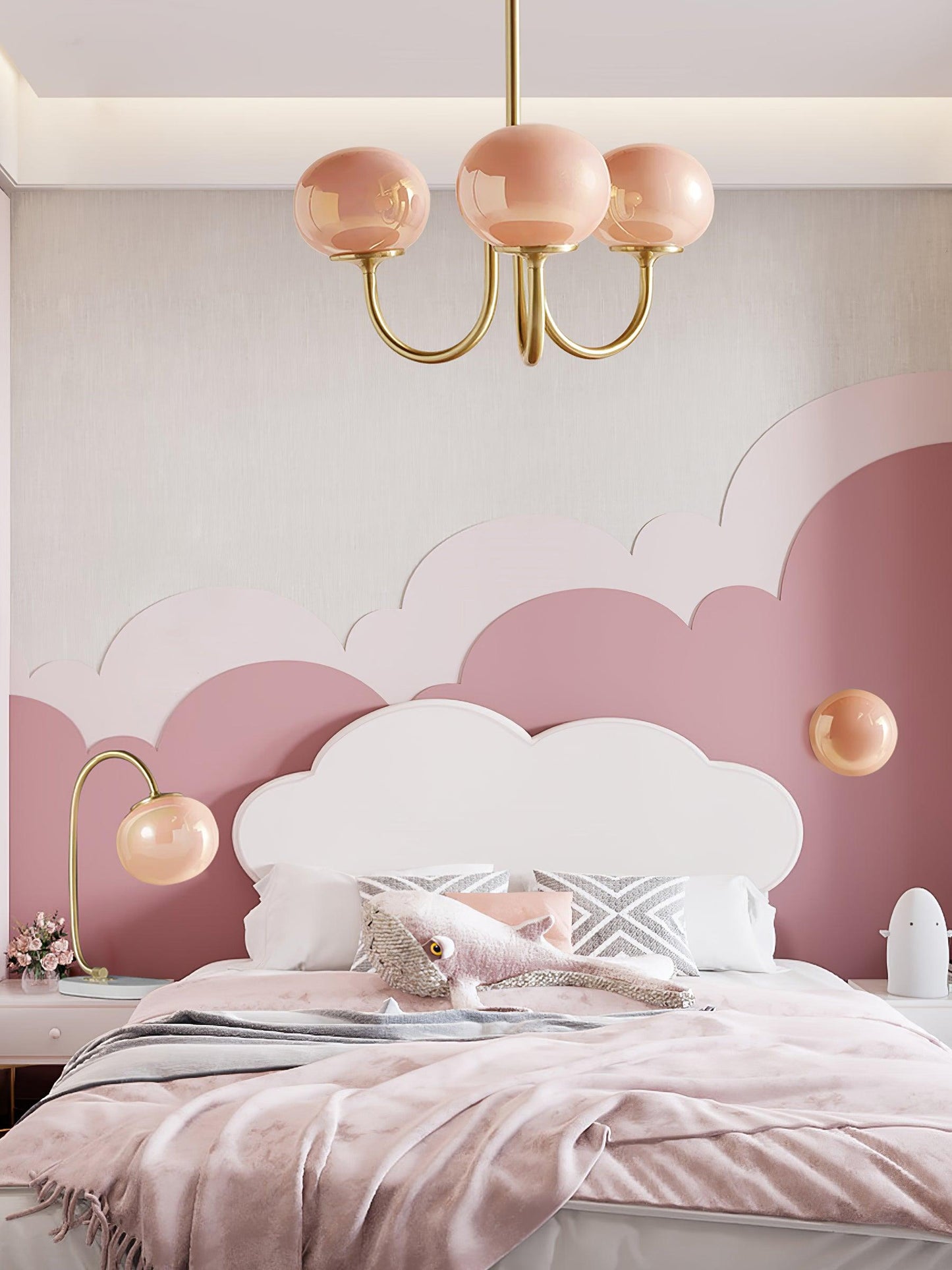 LuftBlüte Chic – Stylish Marshmallow Ceiling Light