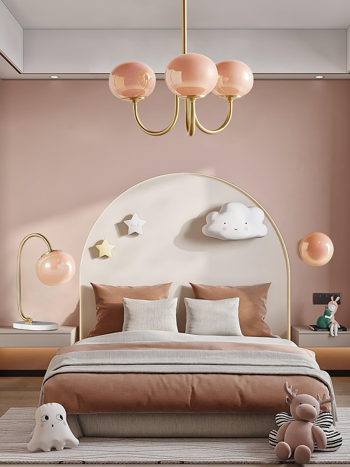 LuftBlüte Chic – Stylish Marshmallow Ceiling Light