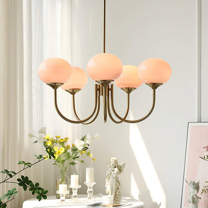 LuftBlüte Chic – Stylish Marshmallow Ceiling Light