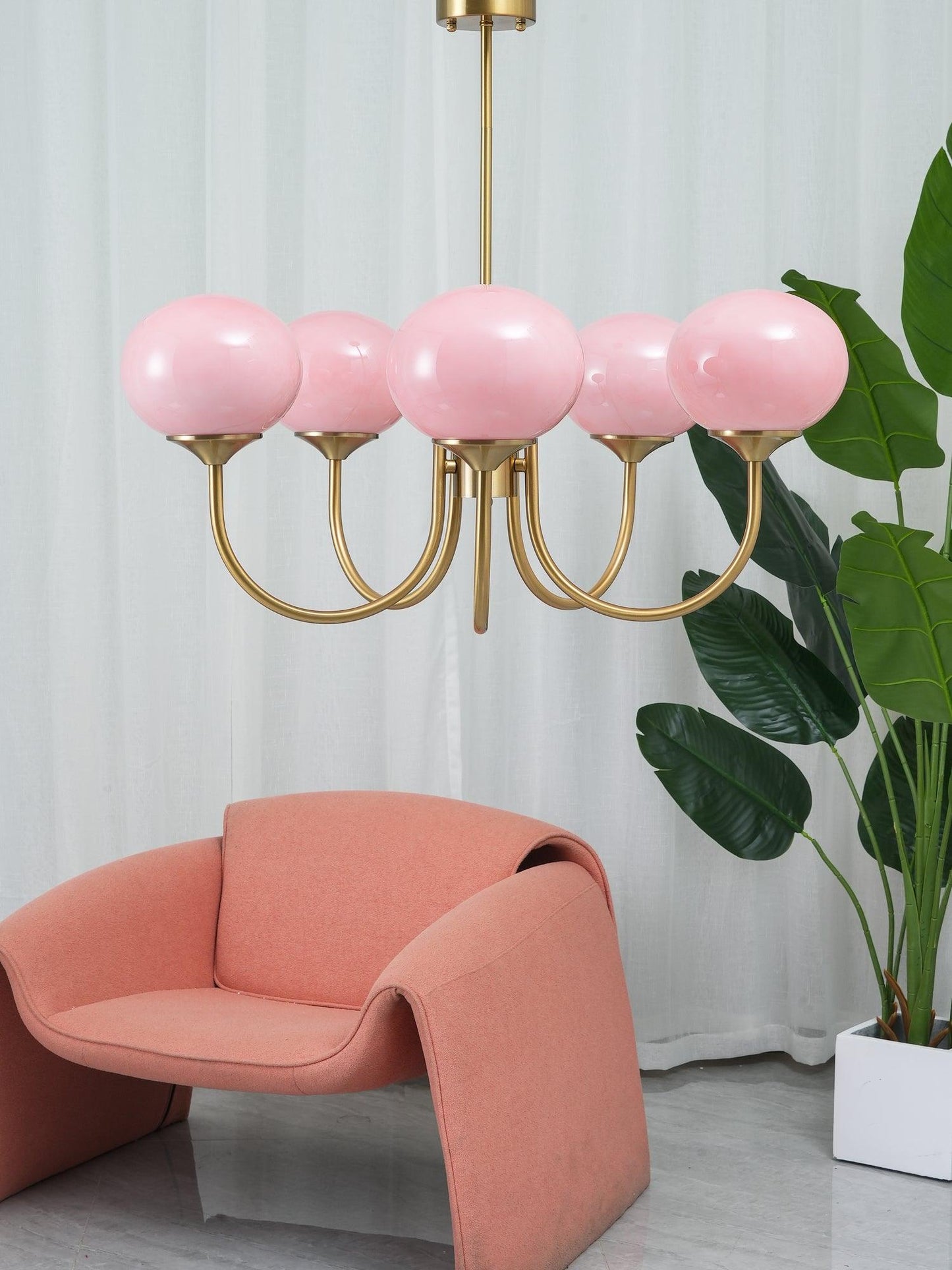 LuftBlüte Chic – Stylish Marshmallow Ceiling Light