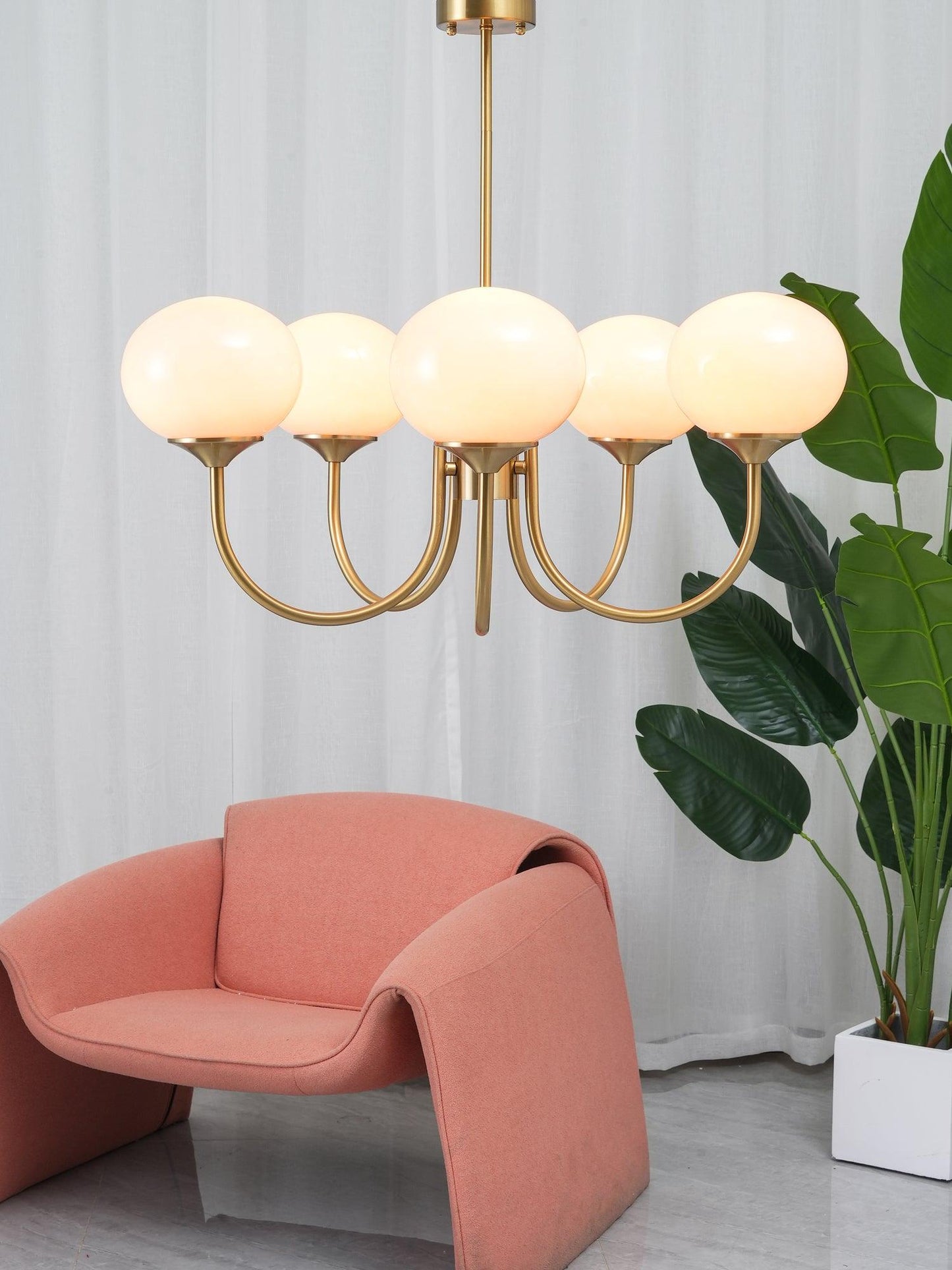 LuftBlüte Chic – Stylish Marshmallow Ceiling Light