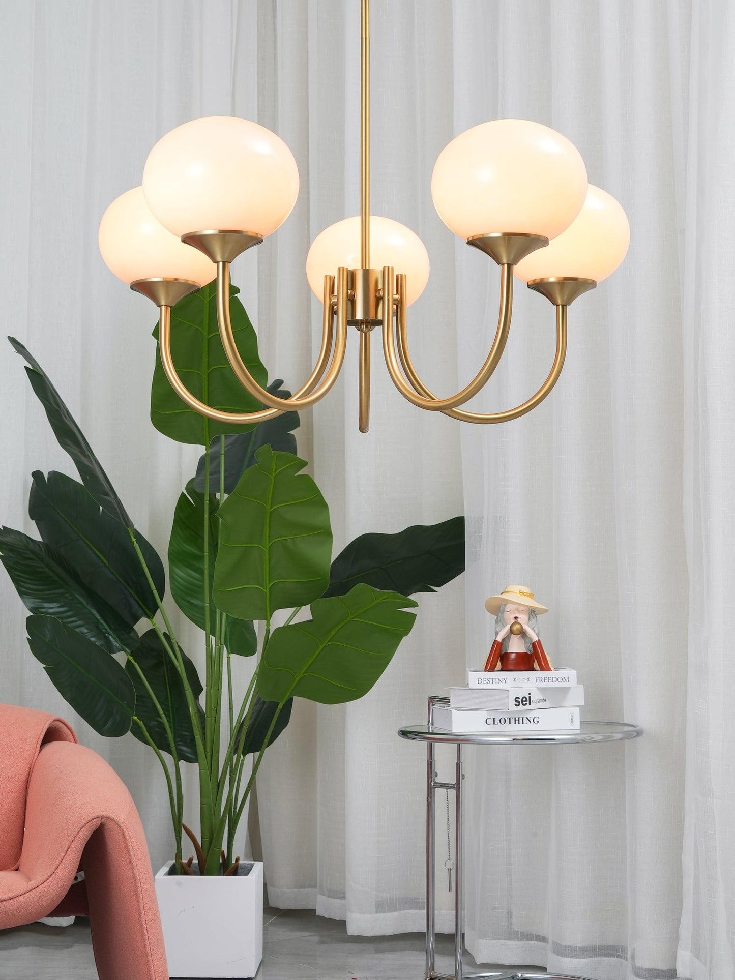 LuftBlüte Chic – Stylish Marshmallow Ceiling Light