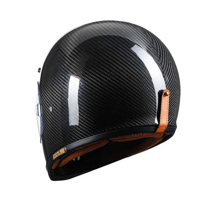 Men’s Full Face Motorcycle Helmet Lightweight Carbon Fiber DOT ECE Approved 3