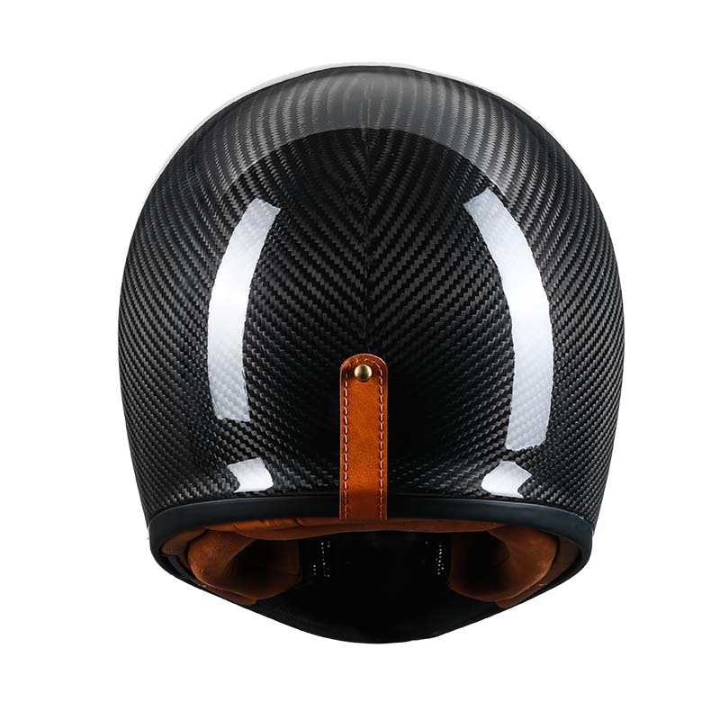 Men’s Full Face Motorcycle Helmet Lightweight Carbon Fiber DOT ECE Approved 4