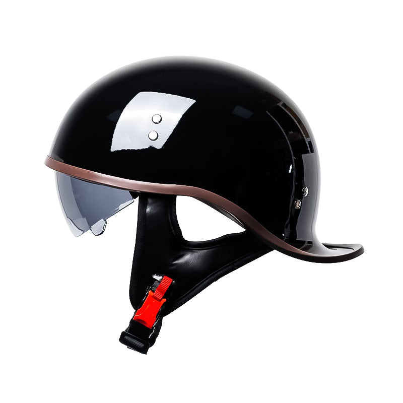 Men’s Half Helmet DOT Approved High-Strength ABS with UV Protection 7