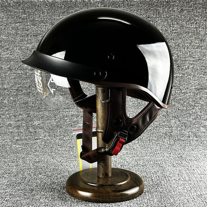 Men’s Half Helmet Stylish Lightweight Microfiber 10